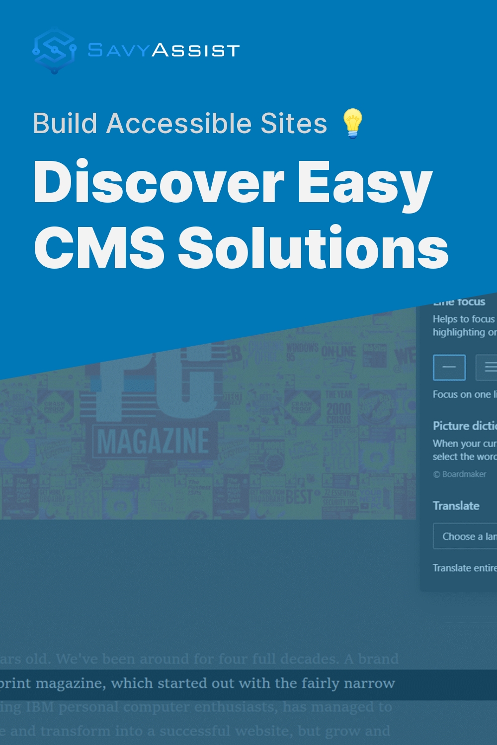 Discover Easy CMS Solutions - Build Accessible Sites 💡